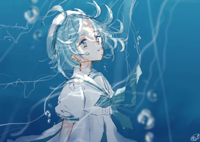#とびきりのブルーを魅せて下さい 