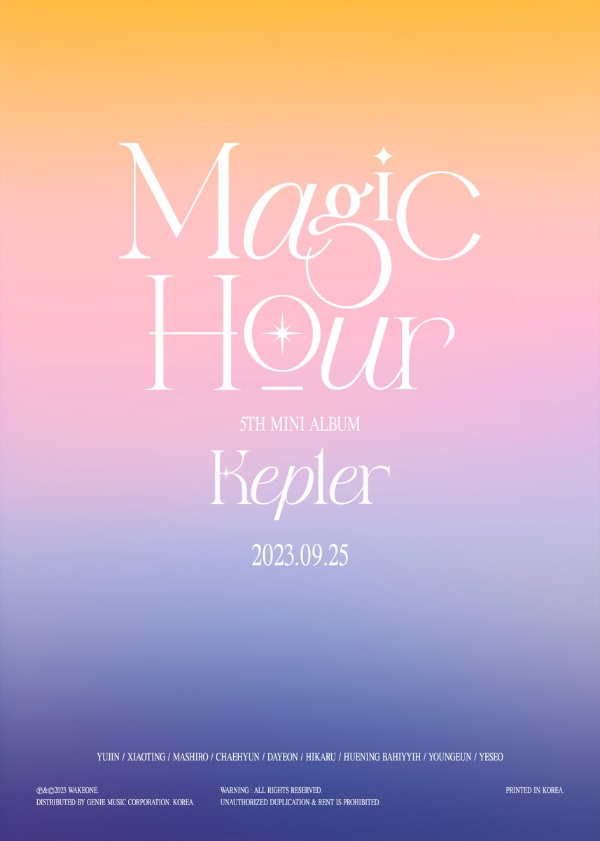 Kep1er on X: Kep1er l CONCEPT PHOTO BELOVED - HIKARU Kep1er The 5th Mini  Album <Magic Hour> Title 💖𝙶𝚊𝚕𝚒𝚕𝚎𝚘🔭 2023.09.25 MON 6PM (KST) #히카루 # HIKARU #Kep1er #케플러 #Galileo #MagicHour  / X