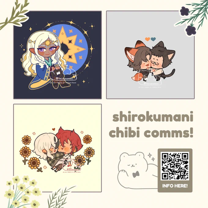 [RT Appreciated!] September batch of comm is now open! you can find the infos on my page!