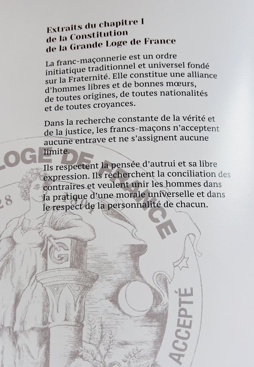 OrdoAbChaos147's tweet image. À relire lentement. @GLDF_Officiel #GLDF #FrancMaçonnerie