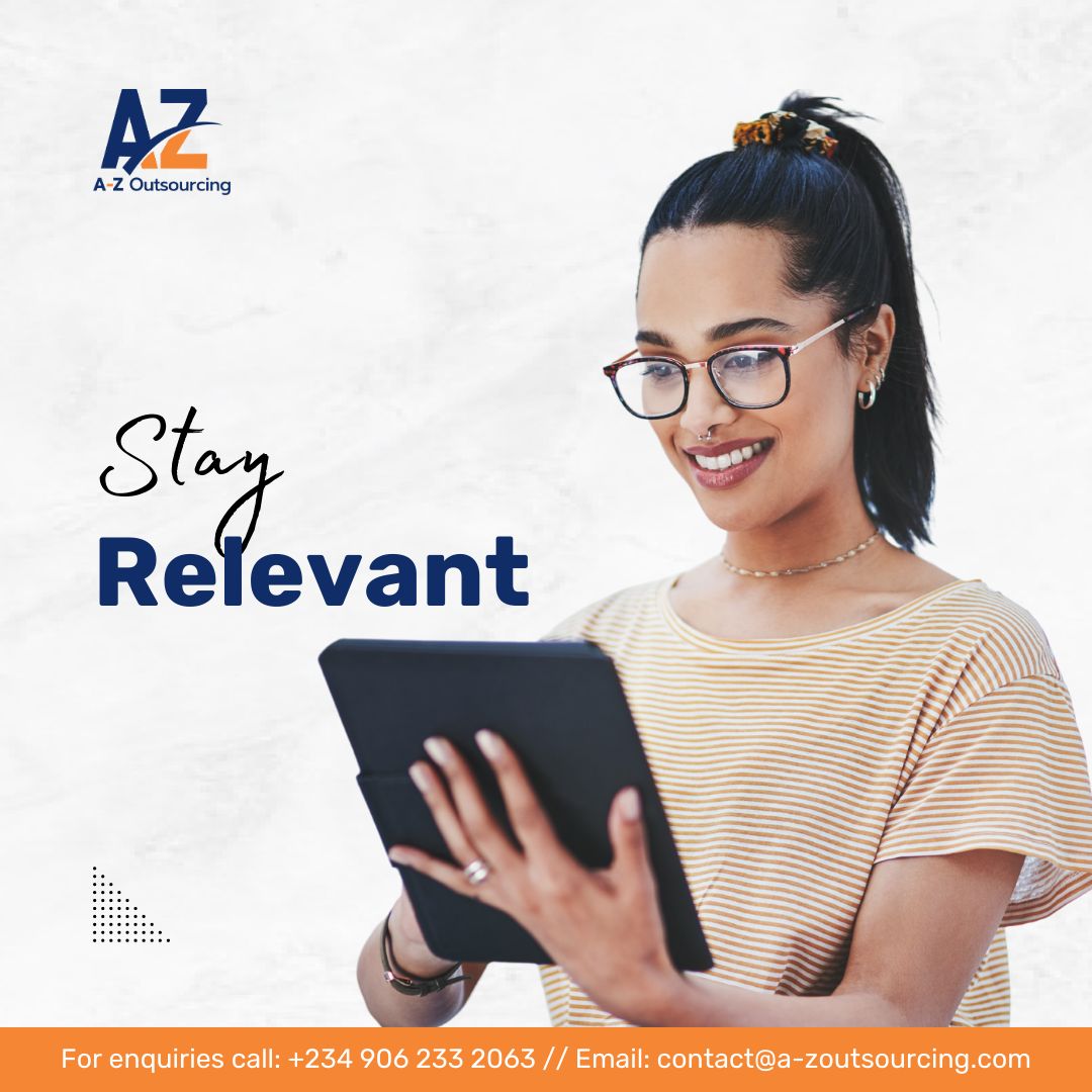 A_ZOutsourcing's tweet photo. Industries shift, and trends change,  but your hunger for knowledge keeps you adaptable and ahead of the curve.
Become indispensable because of how much value you have and add to yourself and others.

Stay Relevant!
#AZOutsourcing #stayrelevant #selfimprovement #growthstrategies https://t.co/8oKh01A1Pv