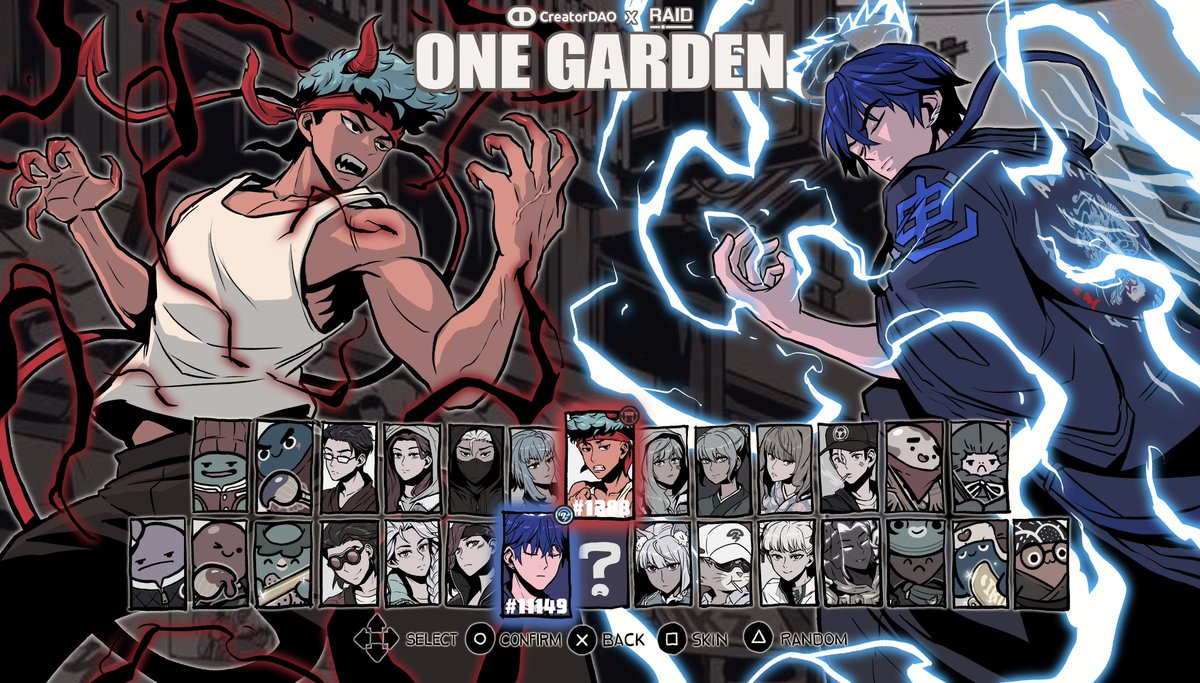 Choose you fighter⛩
#OneGardenAzukiArtContest