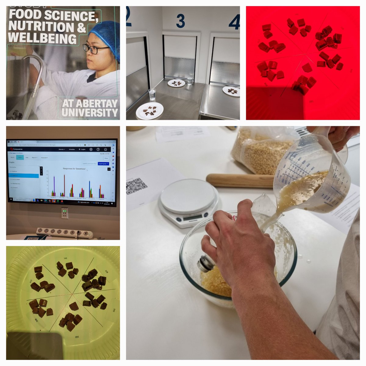 Thanks to <a href="/FoodInAbertay/">Food_In_Abertay</a> for a fab visit, thoroughly enjoyed our extraction of iron and sensory analysis. Interesting tour of facilities and great to hear about career pathways #khsambitious