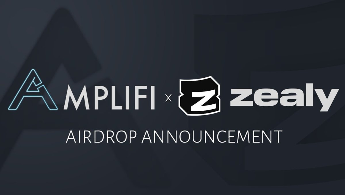 🎉 Exciting news! To celebrate the upcoming launch of Amplifi, we have created a <a href="/zealy_io/">Zealy</a> campaign to reward our early community members!

Dive in and complete as many tasks as possible to earn rewards!

zealy.io/c/amplifi/ques…

#Airdrops #AirdropAlert #Zealy #DeFi #Crypto