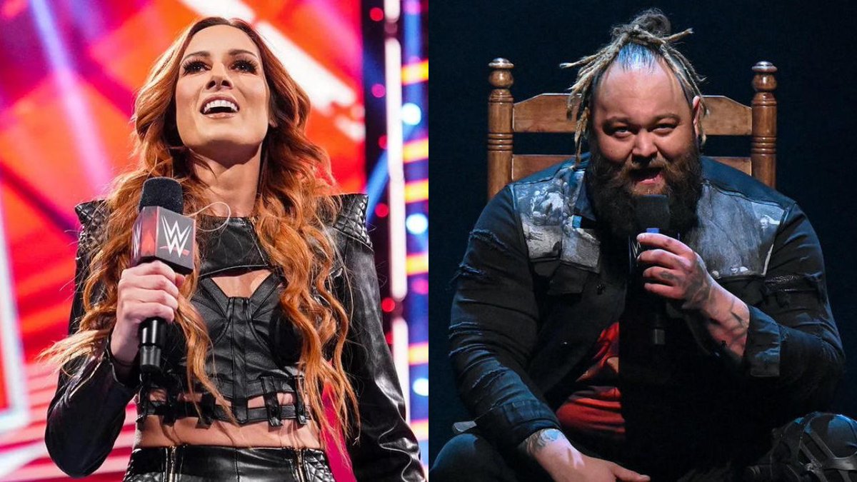 WrestleFeatures's tweet photo. After #WWERAW last night, Becky Lynch paid tribute to Bray Wyatt.

Lynch revealed that when she had her first tables match on the main roster, she had no idea what to do. Wyatt went up to her, and asked her if she needed assistance. 

Lynch stated that Wyatt took her under his arm, and took her out to the ring to show her everything she needed to do. 😔😔😔