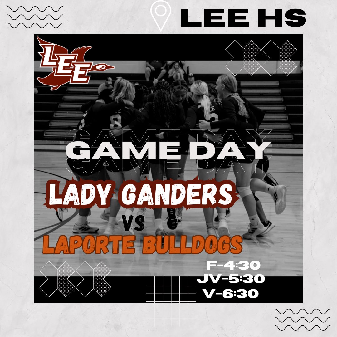 The Lady Ganders are back at home! Come out and pack the gym for our team! #LadyGanders #LeesHouse