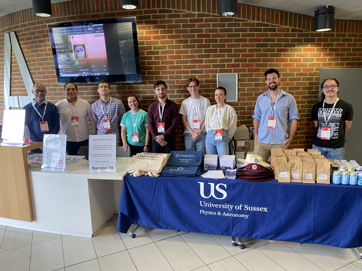 Sneak peek at the launch of #nanotec23 at <a href="/SussexUni/">University of Sussex</a> today. Thank you all for your support!