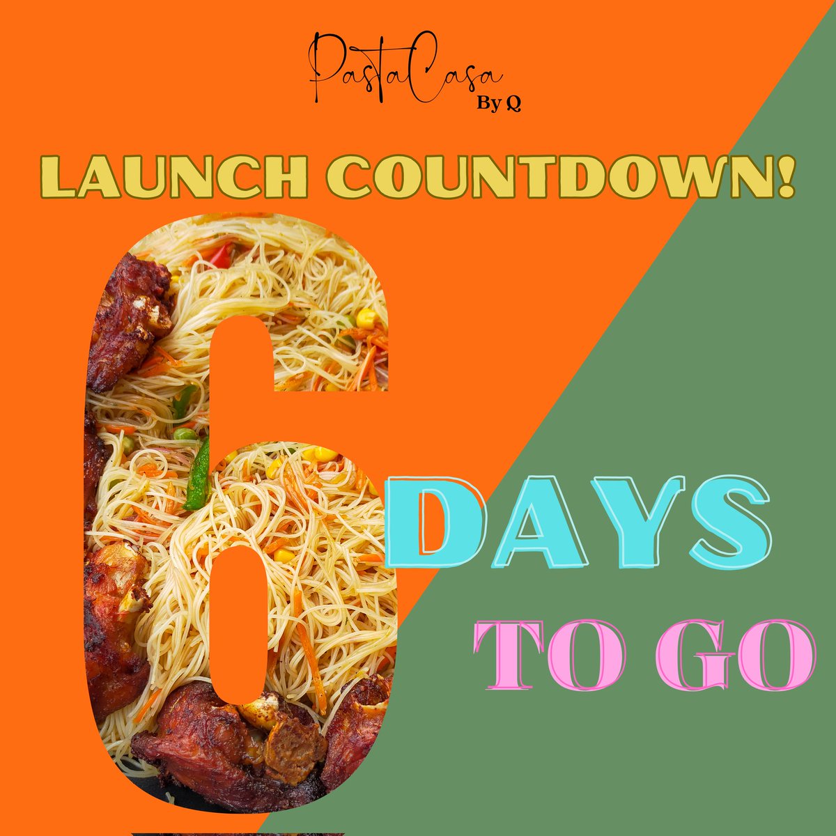 Pastacasa_ng's tweet photo. WE LAUNCH IN 6 DAYS ✨
. 
. 
Watch this Space ✨ 🍝 
. 
. 

#PastaCasaNG #PastaCasaByQ #pasta #pastalover #spaghetti  #lunch  #dinner #takeout #delivery  #asabapastaseller #asababusiness  #onitshapastaseller  #southeastpastaseller #awkapastaseller 
#AsabaTwitterCommunity https://t.co/TV2bYEZS4O