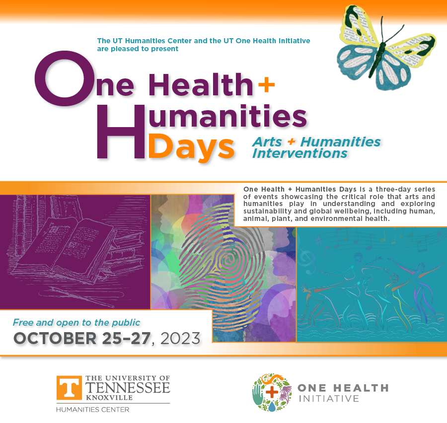 UTHumanitiesCtr's tweet photo. What do the arts & humanities have to do with health? Join us this fall to find out!
One Health + Humanities Days is a 3-day series of events showcasing the critical role that arts & humanities play in sustainability & global wellbeing. Details at https://t.co/TfgQkkWUZZ.
#OHHD https://t.co/5hi5Vxs4PR
