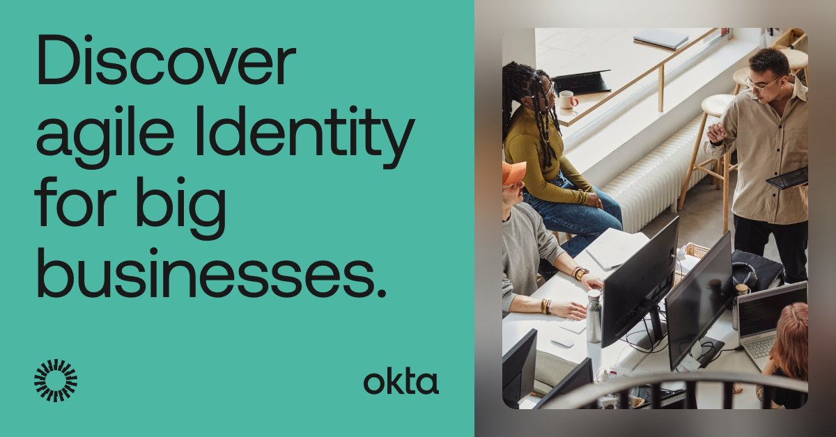 🌐 With Okta for Global 2000, large businesses can build an agile enterprise that easily adapts to change. Read the blog ➡️ bit.ly/OktaForGlobal2…