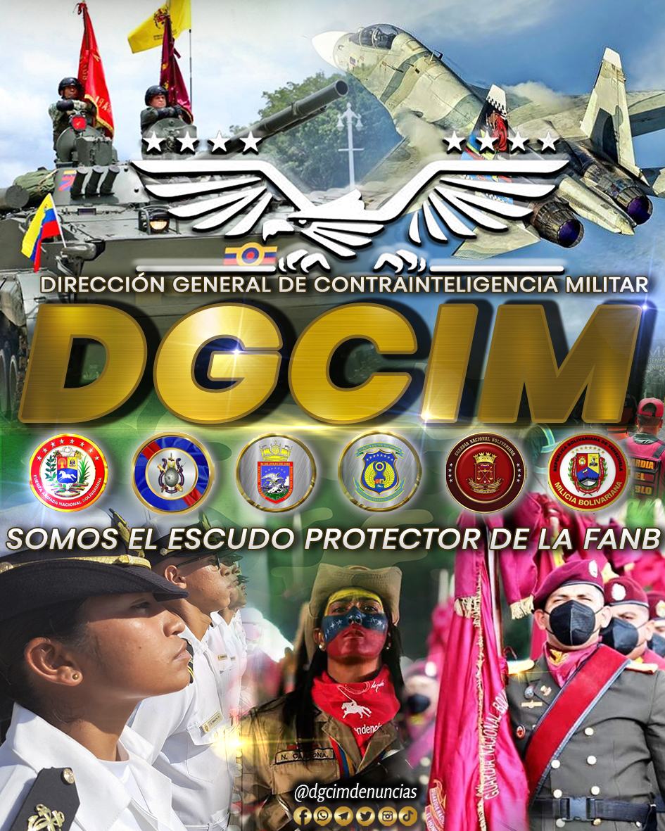 DGCIM, escudo protector de la FANB.
#LealesSiempre
#IndependenciaoNada