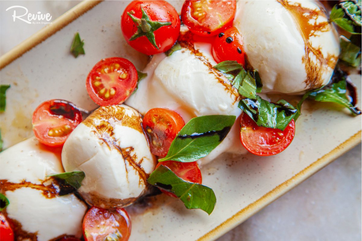 RevivebyArk's tweet photo. A mouthwatering medley: a delectable dance of tomatoes, basil, and mozzarella. Caprese salad crafted with passion from the 'For the Love of Cheese' menu.

Visit us at plot 4 Lower Kololo Terrace Road.

#revivebyark #CheeseMagic #CheesePassion #ReviveWithCheese #CheeseObsession https://t.co/qm1dadvAyx