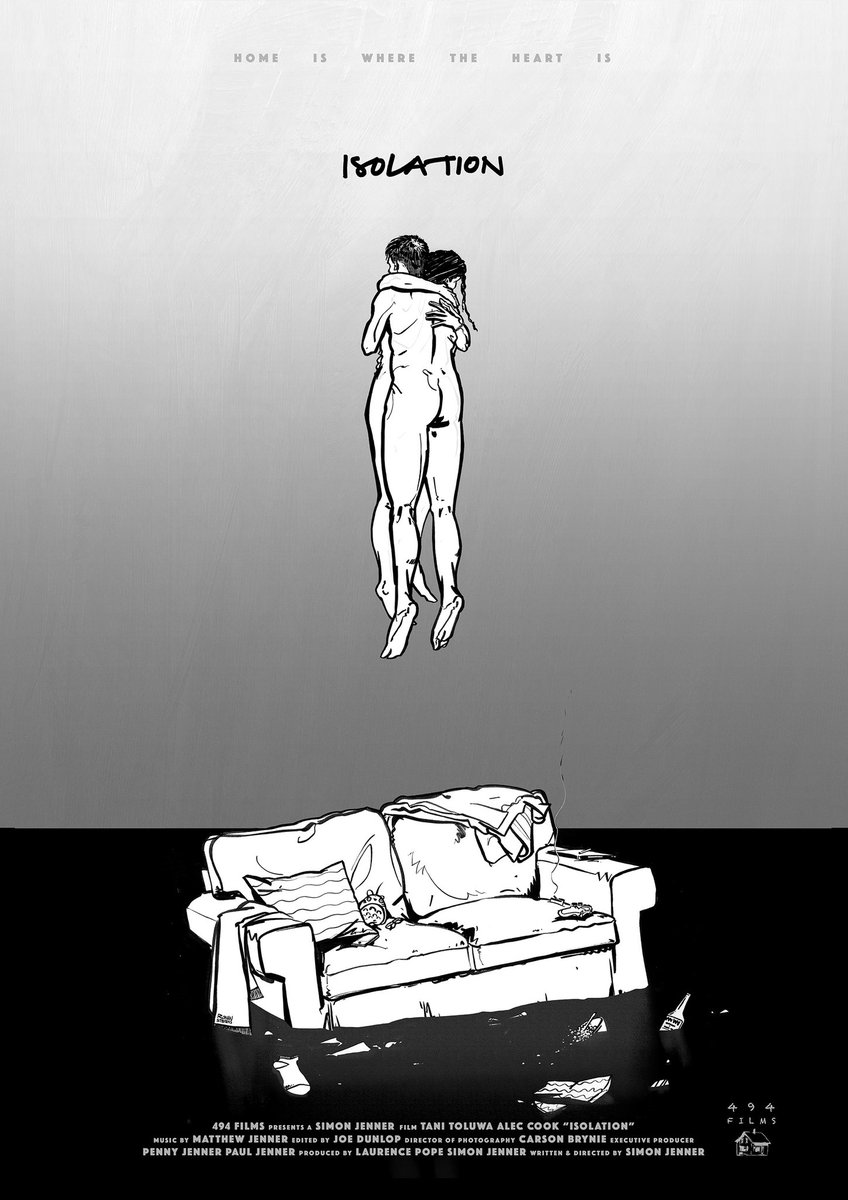 RomanPStevens's tweet photo. Illustrated film poster for ‘ISOLATION’. 

Written &amp; Directed by @SJenner0494 https://t.co/vD4CnMn4IM