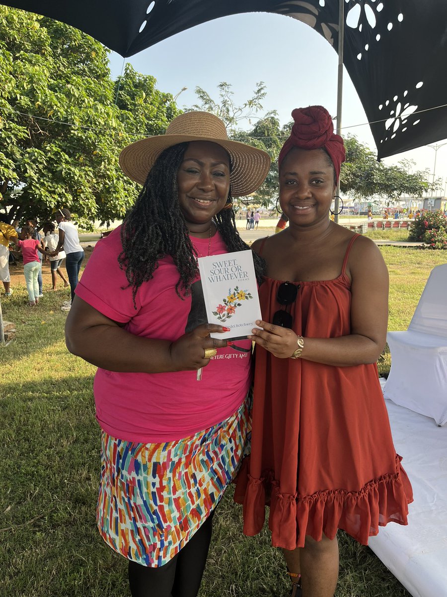 Look who bought Sweet Sour or Whatever! Grateful to the legend, Gifty Anti. #ghanaianauthors #author #poetry #writer