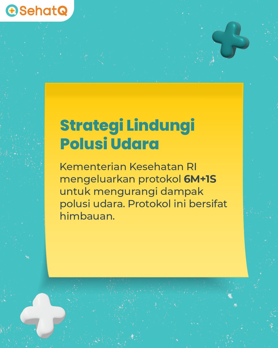 sehatq's tweet photo. Gimana pemandangan polusi dari jendela kantormu hari ini?

Nah, Kemenkes RI mengeluarkan anjuran protokol kesehatan 6M+1S untuk melindungi diri dari dampak polusi.

Gimana menurut kalian? Yuk, bagikan di kolom komentar!

#SehatQ #PolusiJakarta #PolusiUdara #TangkalPolusi https://t.co/5WgjylKukE