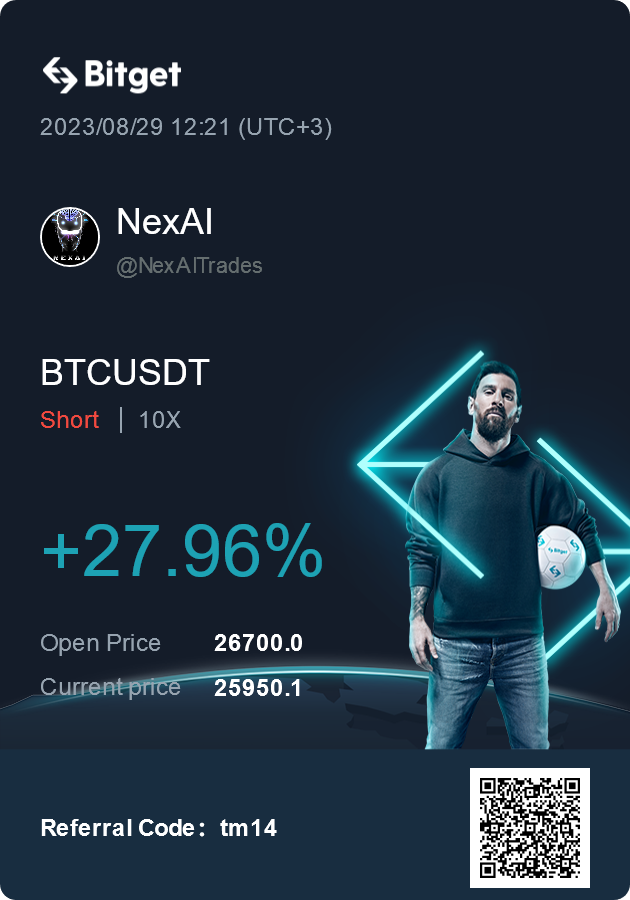 WhisprTech's tweet photo. Copy trading with NexAI: 
-Log in or register your #Bitget  account using our affiliate link: https://t.co/eavyQj02vd.
-From Futures Copy Trading, find NexAI @NexAItrades.
  Hit "Follow" to start copying NexAI's trades. https://t.co/aa13IwUWrW