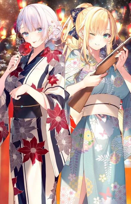 お姉さんと夏祭り#聖剣学院の魔剣使い#せまつか 