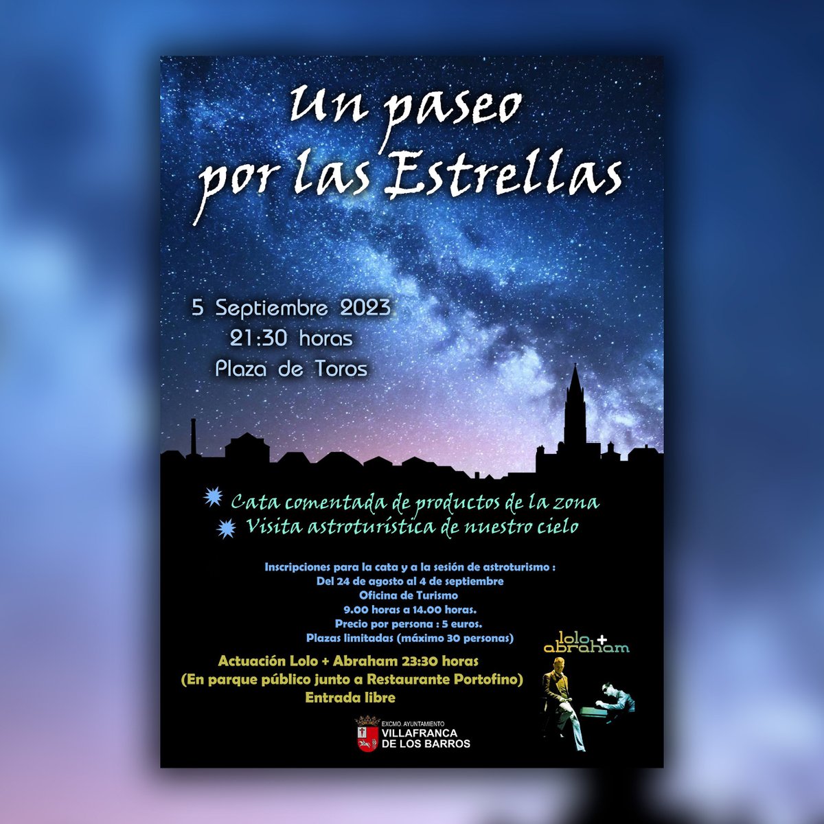 😍 La socia de la Ruta del #Vino y #Cava #RiberadelGuadiana, <a href="/CataconCati/">Cati Bustillo</a>, sigue llevando el #enoturismo por todos los rincones de #Extremadura.

🍷 El 5 de #septiembre estará en #VillafrancadelosBarros con "Un paseo por las estrellas", que ya tiene todas sus plazas COMPLETAS.