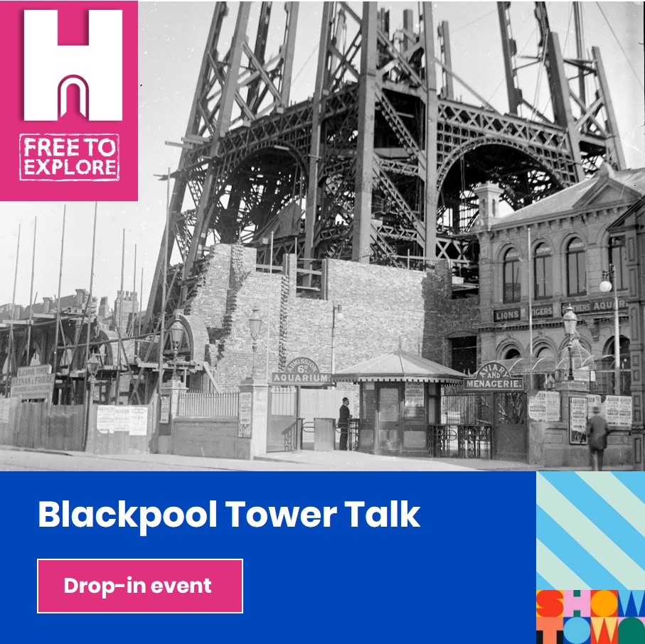 As part of #HeritageOpenDays, discover Blackpool Tower’s rich history during this FREE talk. 📆 Thu 14 Sept, 2023 ⏱ 10.30am - 11.30am 📍 The Salvation Army, Blackpool This is a drop-in event. No need to book - just come along! Find out more⬇️ showtownblackpool.co.uk/heritageopenda…