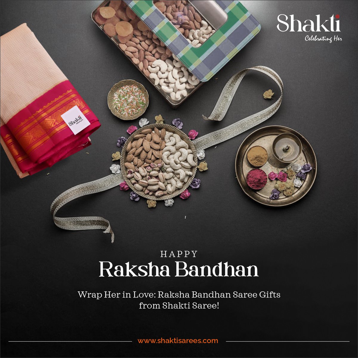 SaktiSaree's tweet photo. Weaving Love, Tying Protection Raksha Bandhan Glows with Shakti Sarees.
Happy Raksha Bandhan
.
.
#RakshaBandhan #protection #glows #shaktisaree #happy #wrap #love #gifts #sarees #happy #festival #tying #indianfestive #tweetme https://t.co/xqojHzcIsF