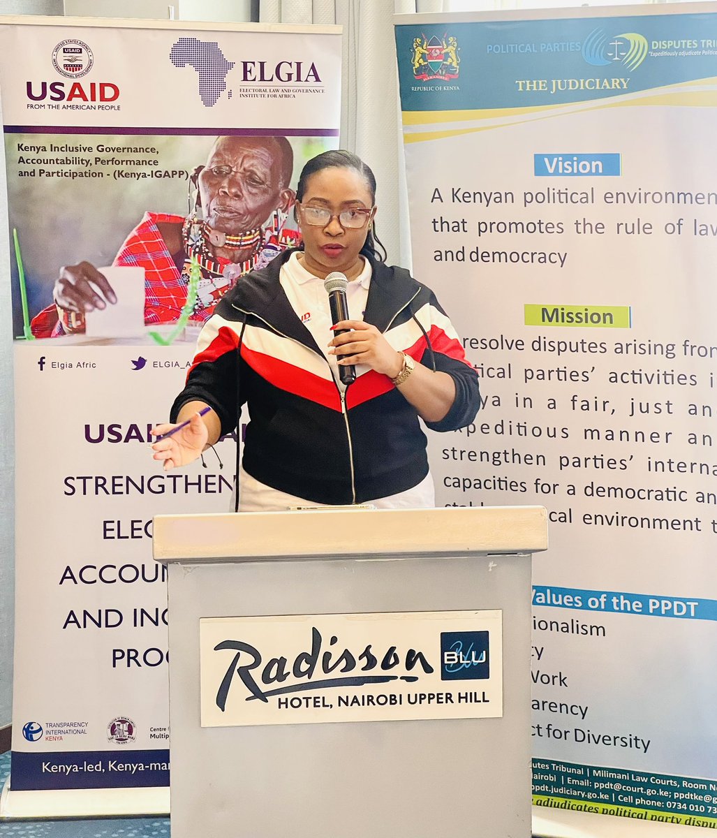 ELGIA_Africa's tweet photo. The Political Parties Dispute Tribunal (PPDT) in partnership with the Electoral Law and Governance Institute for Africa (ELGIA) convened a meeting to validate PPDT’s Case Digest and 2022 General Elections Report in Nairobi. https://t.co/3OPnaQwbMs