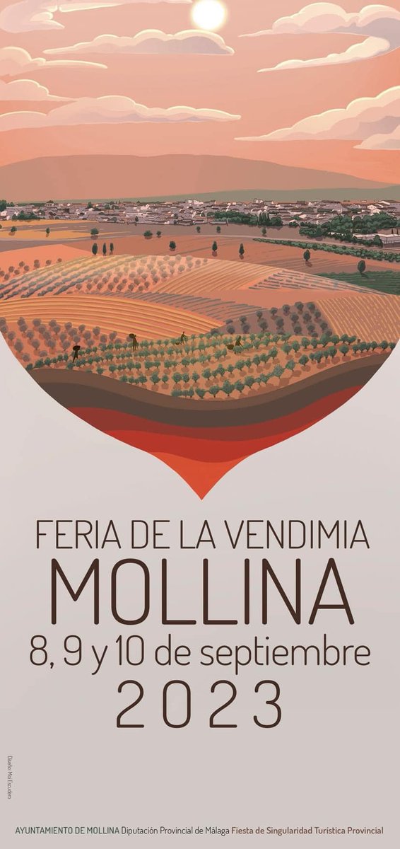 #Turismo 🍷 La Feria de la Vendimia 2023, Fiesta de Interés Turístico Provincial de la Provincia, contará con cuatro citas para disfrutar de los vinos de Mollina de la Bodegas Carpe Diem, <a href="/CortijoLaFuent3/">Bodega Cortijo La Fuente</a> y <a href="/bodegacapuchina/">Bodega La Capuchina</a>
👇
claveeconomica.es/vinos-mollina-…