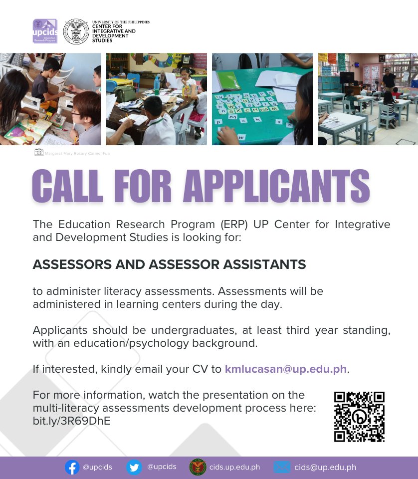 UP Center for Integrative and Development Studies tweet media