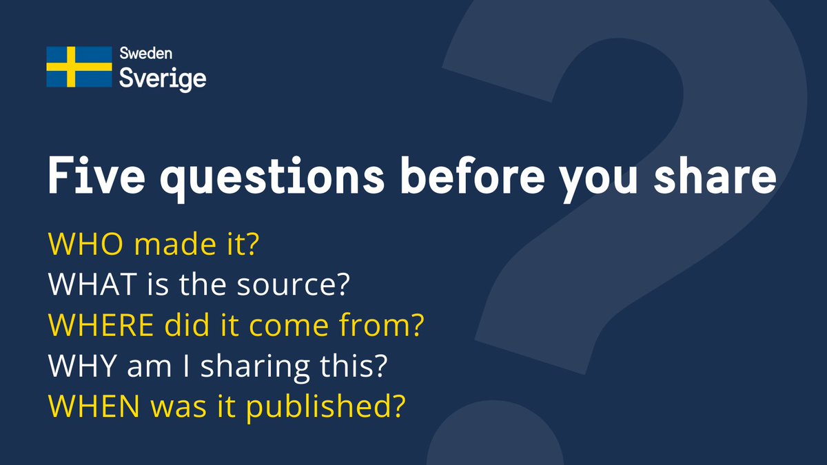 Swedish Ministry for Foreign Affairs tweet media