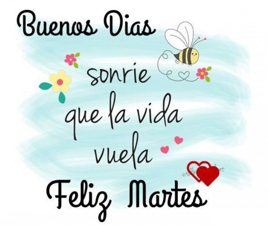 Excelente martes para todos