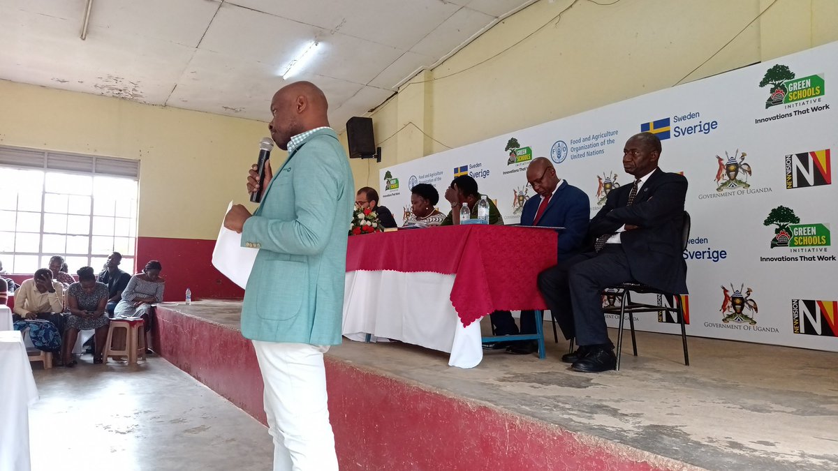EremuJohn's tweet photo. The resurgence of epidemics like Ebola and malaria are a result of climate change@Robert Kigongo, climate change activist@opening of Green Schools National Climate Change debate@newvisionwire https://t.co/Mf0xxssImD