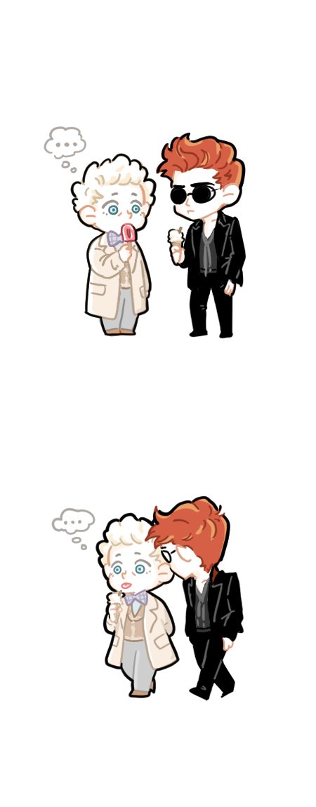just_ineffable_'s tweet photo. ...are you certain that they're wrestling?💭#GoodOmens #IneffableHusbands it's one of my old fanarts🤣 ...slightly nsfw I think?👀 https://t.co/5vLuyUiRo8