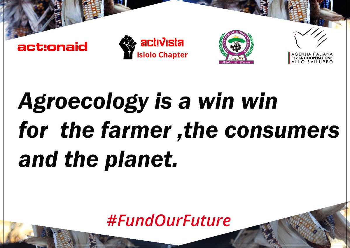 Maya Musyimi (@maya_musyimi) on Twitter photo Agroecology isn't a one-size-fits-all solution, but its principles can be adapted globally to tackle climate change while respecting local contexts.
#fundourfuture #ClimateJustice <a href="/ActionAid_Kenya/">ActionAid Kenya</a> <a href="/ActivistaIsiolo/">Activista Isiolo Chapter</a> <a href="/Ict011/">ISIOLO CONSERVATIONISTS TRUST (ICT011)</a> <a href="/Isiolo_VWN/">Isiolo Voice of Women Network.</a> @KsgYouth @mamamboga_techiez Agroecology isn't a one-size-fits-all solution, but its principles can be adapted globally to tackle climate change while respecting local contexts.
#fundourfuture #ClimateJustice <a href="/ActionAid_Kenya/">ActionAid Kenya</a> <a href="/ActivistaIsiolo/">Activista Isiolo Chapter</a> <a href="/Ict011/">ISIOLO CONSERVATIONISTS TRUST (ICT011)</a> <a href="/Isiolo_VWN/">Isiolo Voice of Women Network.</a> @KsgYouth @mamamboga_techiez