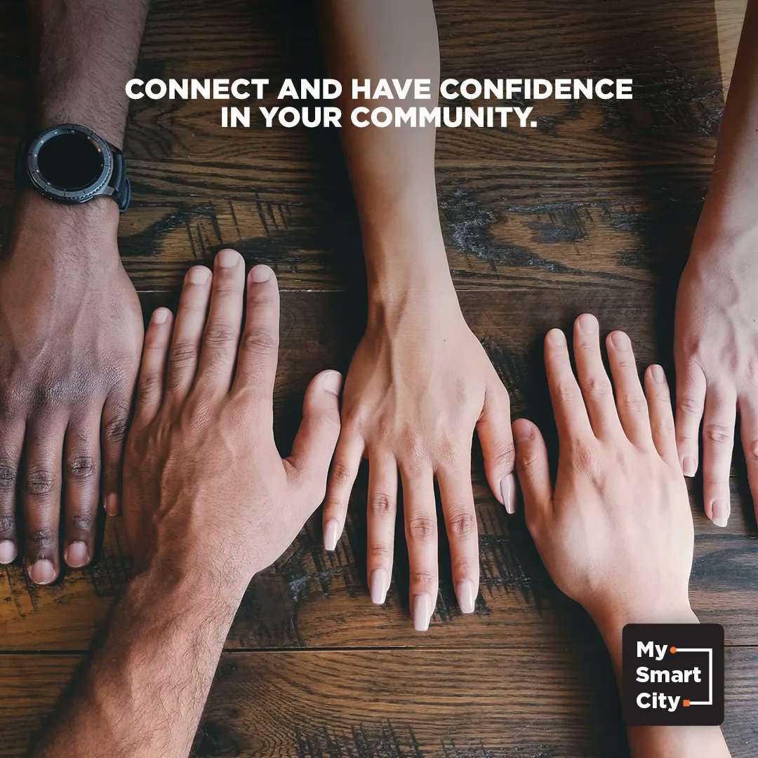MySmartCity_SA's tweet photo. With My Smart City, you can stay connected with your community 🏘️ Report concerns, book premium services, and have confidence in knowing that we’ve always got your back 👏
#MySmartCity #SeamlessConnectivity #TrustedCommunity #AppInnovation https://t.co/7C0KuS1xyR
