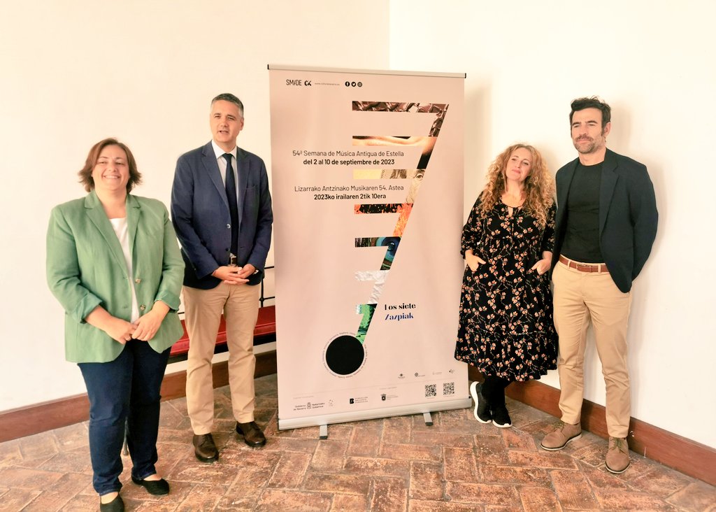 FundBaluarte's tweet image. Presentamos en @EstellaLizarra_ Navarra la 54ª SEMANA DE MÚSICA ANTIGUA DE ESTELLA-LIZARRA #SMADE que se celebrará entre el 2/9 y el 10/9  con el concurso de @cultura_na, @FundBaluarte y @AytoEstellaLiz y la dirección artística de @raquelandueza

smade.es