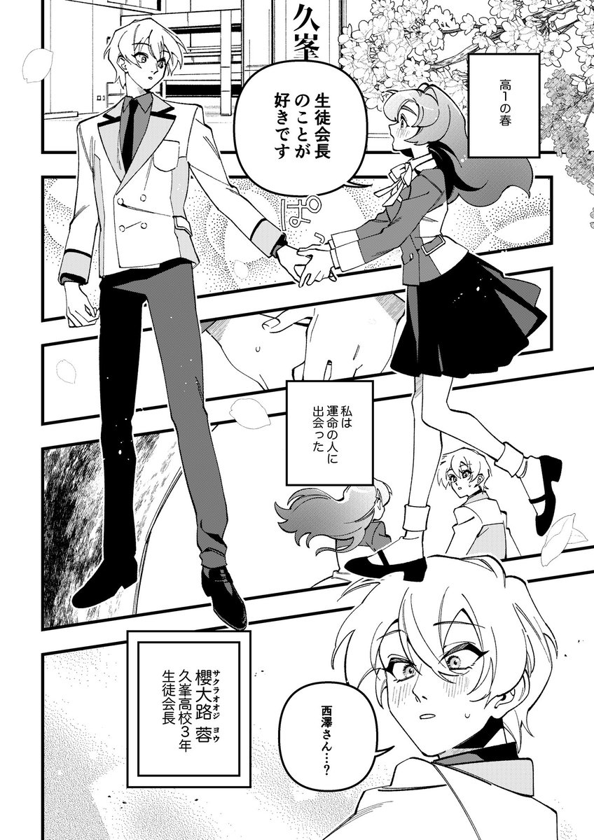 『運命の王子様が離してくれない百合』1/4

#マンガイチ創作百合
#創作百合
#漫画が読めるハッシュタグ 