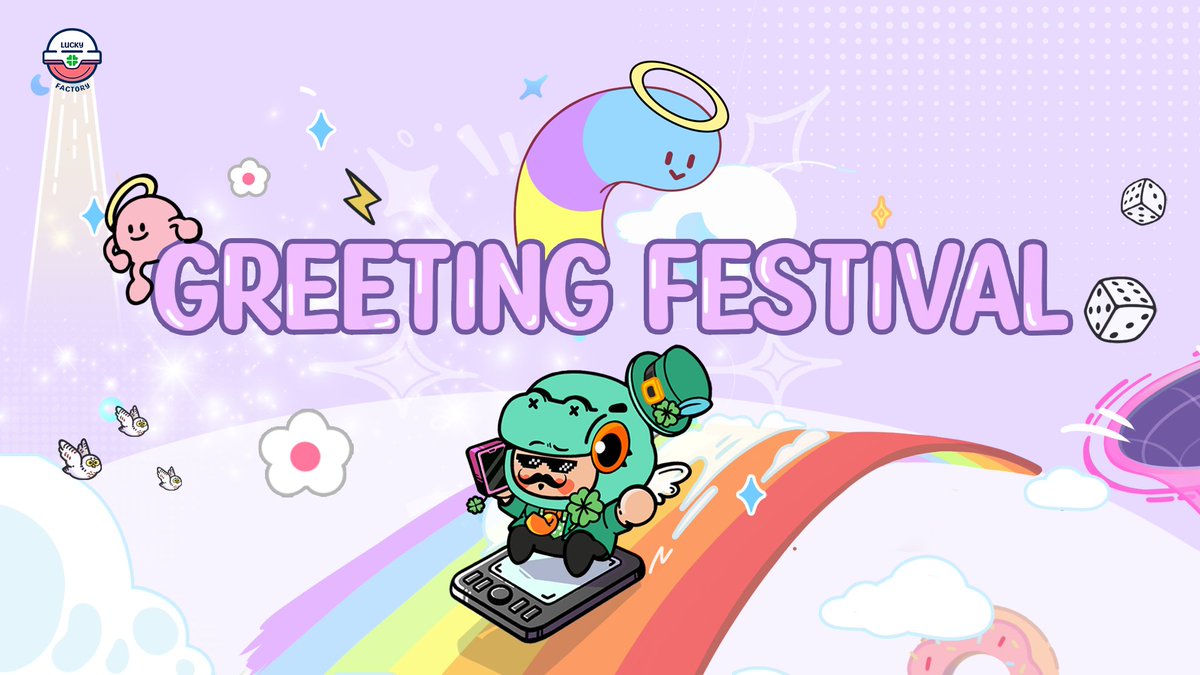 LuckyFactoryNFT's tweet image. ╾ Greeting Festival ╼
⏳ 29th August - 5th September.
Lucky’s secret recipe for a wonderful day: Starting with a “GM” to everyone 🍀
Proud to DESIGN the FIRST GM bot on @0xPolygon, let’s celebrate the Festival with exclusive Luckylist rewards 🎁
For anyone interested, let’s…