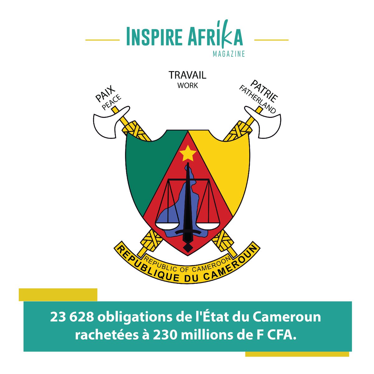 Ce rachat des obligations s'effectue dans le cadre du 7è emprunt des finances publiques du Cameroun. 176,6 milliards F CFA ont été collectés pour une souscriptions de 26,6 milliards, le prix d'un titre ayant été revu à la baisse :9.600 F CFA au lieu des 10.000 F CFA  de départ.