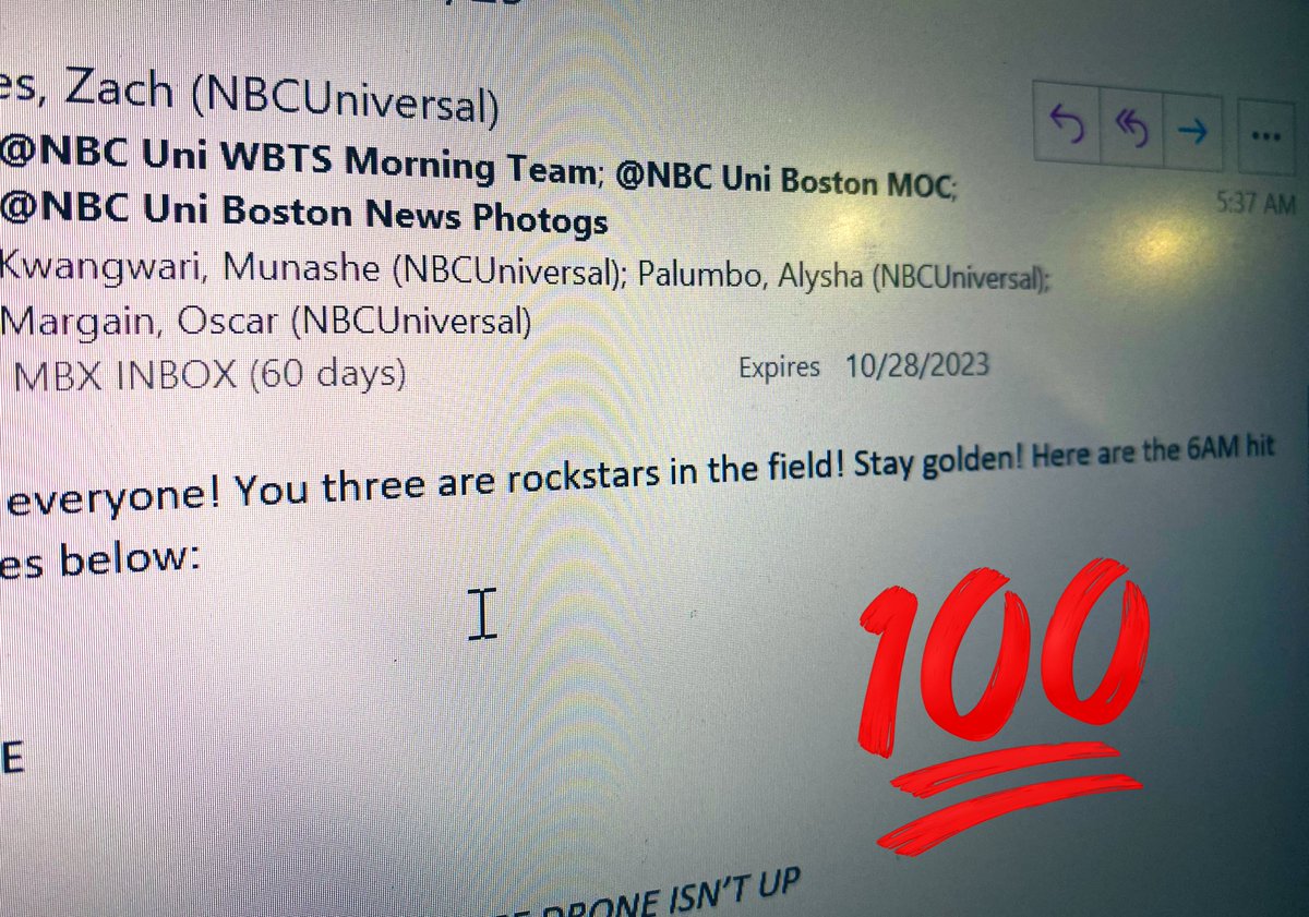 OscarJournalist's tweet photo. Shout-out to @ZachMilesTV for ALWAYS championing reporters in the field with very encouraging messages. If your producer isn’t this guy, I feel sorry for you. 
#StayGolden https://t.co/xDblIPdt2L
