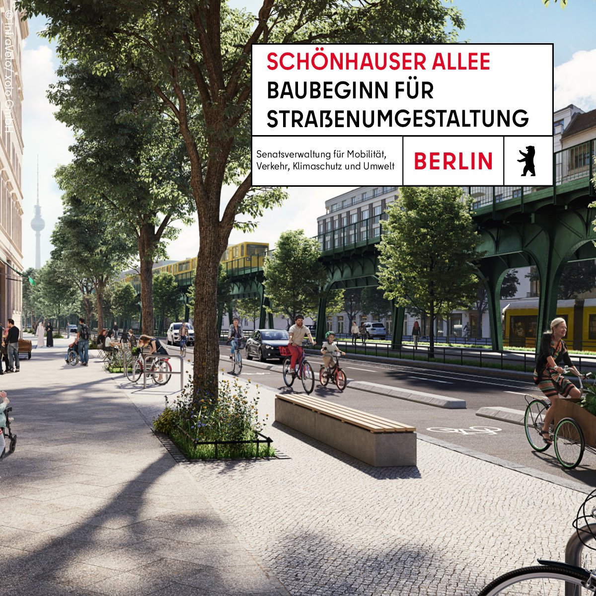 Gute Nachrichten für den Radverkehr: Ab dem 4.9. beginnt die Straßenumgestaltung auf der #SchönhauserAllee in #PrenzlauerBerg. Auf einer Länge von 720 Metern wird der Straßenraum neu verteilt, der Rad- und Fußverkehr bekommen mehr Raum.
Mehr dazu:👉 berlin.de/sen/uvk/presse…