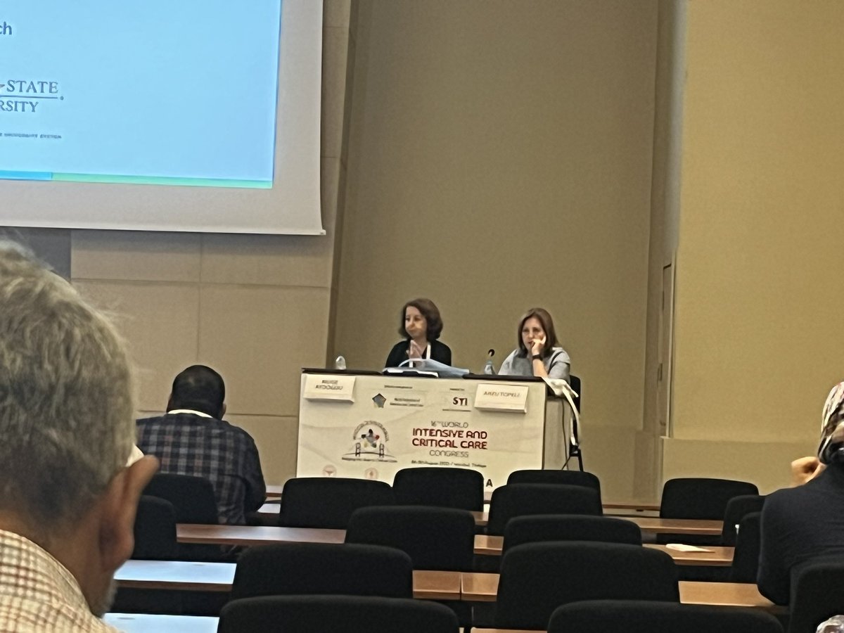 Distinguish speaker <a href="/ArzuAri/">Arzu Ari</a> mentioned optimizing aerosol delivering in critical pulmonary care.
<a href="/atopeli/">Arzu Topeli🩺👩🏻‍⚕️👩‍🎓🇹🇷</a> 
<a href="/wicc2023/">WICC2023</a>