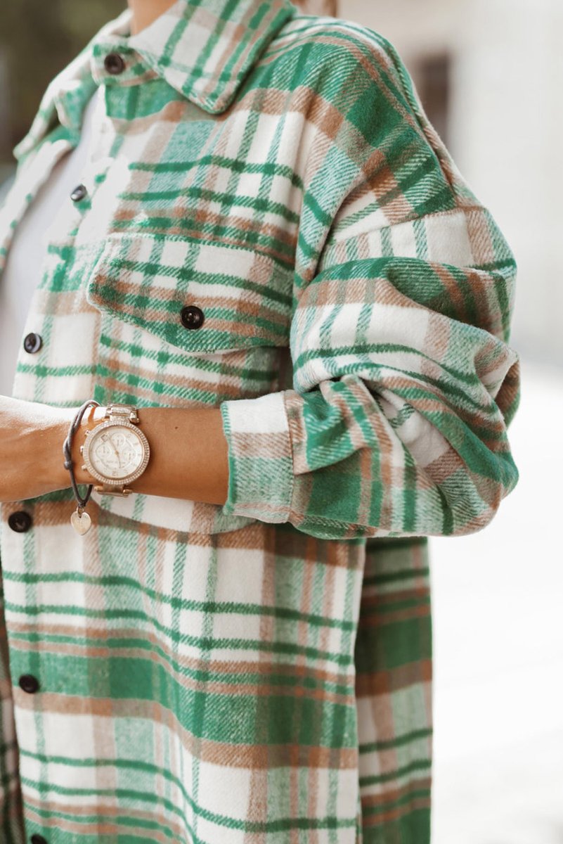 ruihongwu3's tweet photo. $11.23 Green Plaid Flap Pocket Long Sleeve Shacket
Shop Now>>https://t.co/qOzNEc2Mv6
#dearlover #wholesale #women #womenclothing #jacket #outerwear #shacket #shirtjacket #flappockets #plaid https://t.co/9CmU3l6TJ9