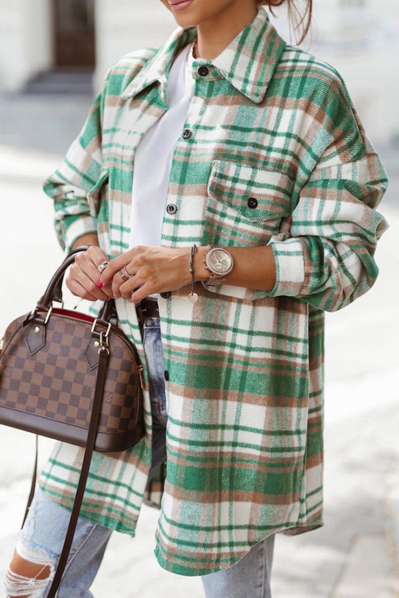 ruihongwu3's tweet photo. $11.23 Green Plaid Flap Pocket Long Sleeve Shacket
Shop Now>>https://t.co/qOzNEc2Mv6
#dearlover #wholesale #women #womenclothing #jacket #outerwear #shacket #shirtjacket #flappockets #plaid https://t.co/9CmU3l6TJ9