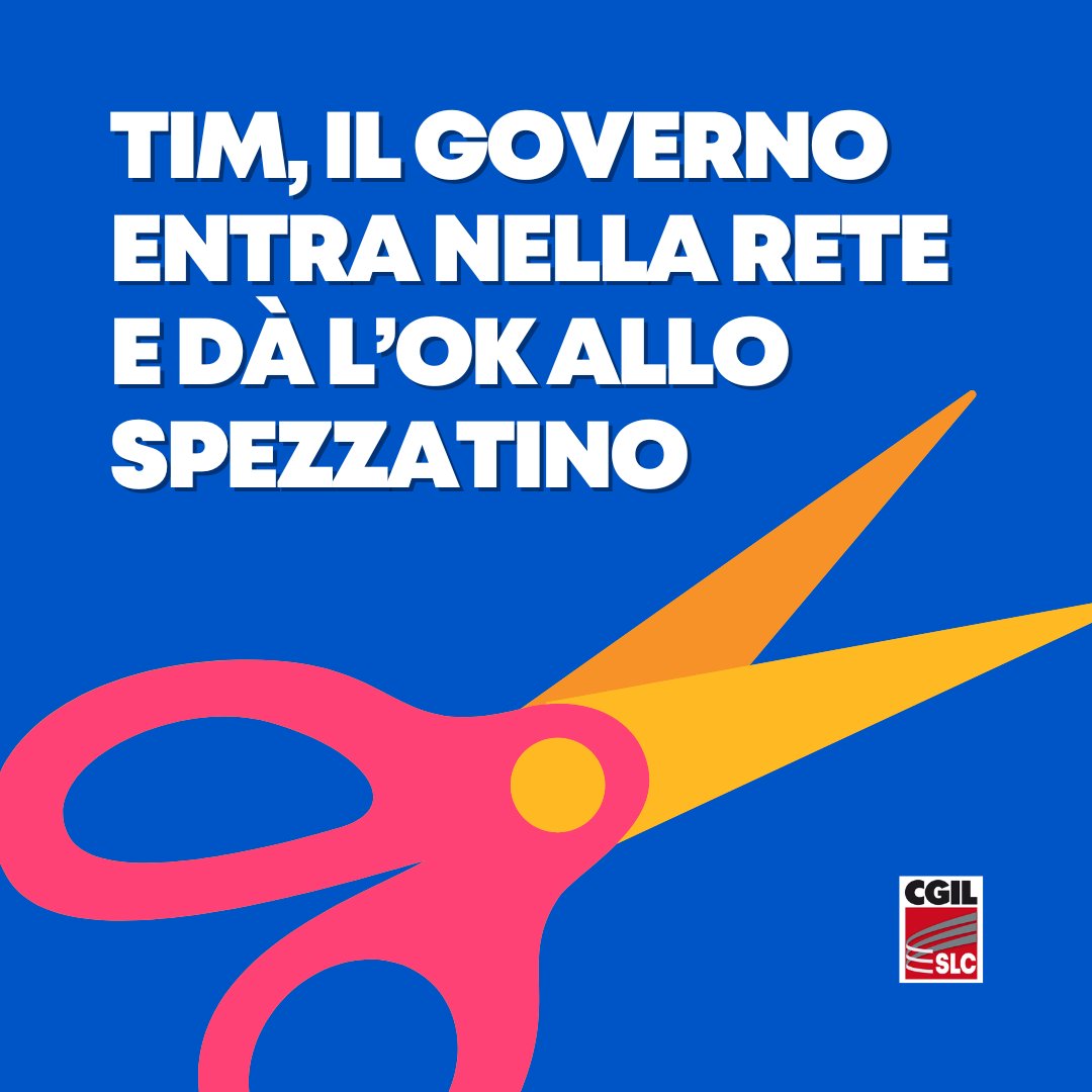 SlcCgil's tweet photo. 🟥 Preoccupazione e rammarico. Ecco cosa proviamo oggi alla notizia dei 2,2 miliardi messi a disposizione del @MEF_GOV per entrare nella rete di @TIM_Official. Il commento di Fabrizio Solari, segretario generale Slc Cgil 👉 https://t.co/CPplLNP0Qb https://t.co/XRKnsRWkrh