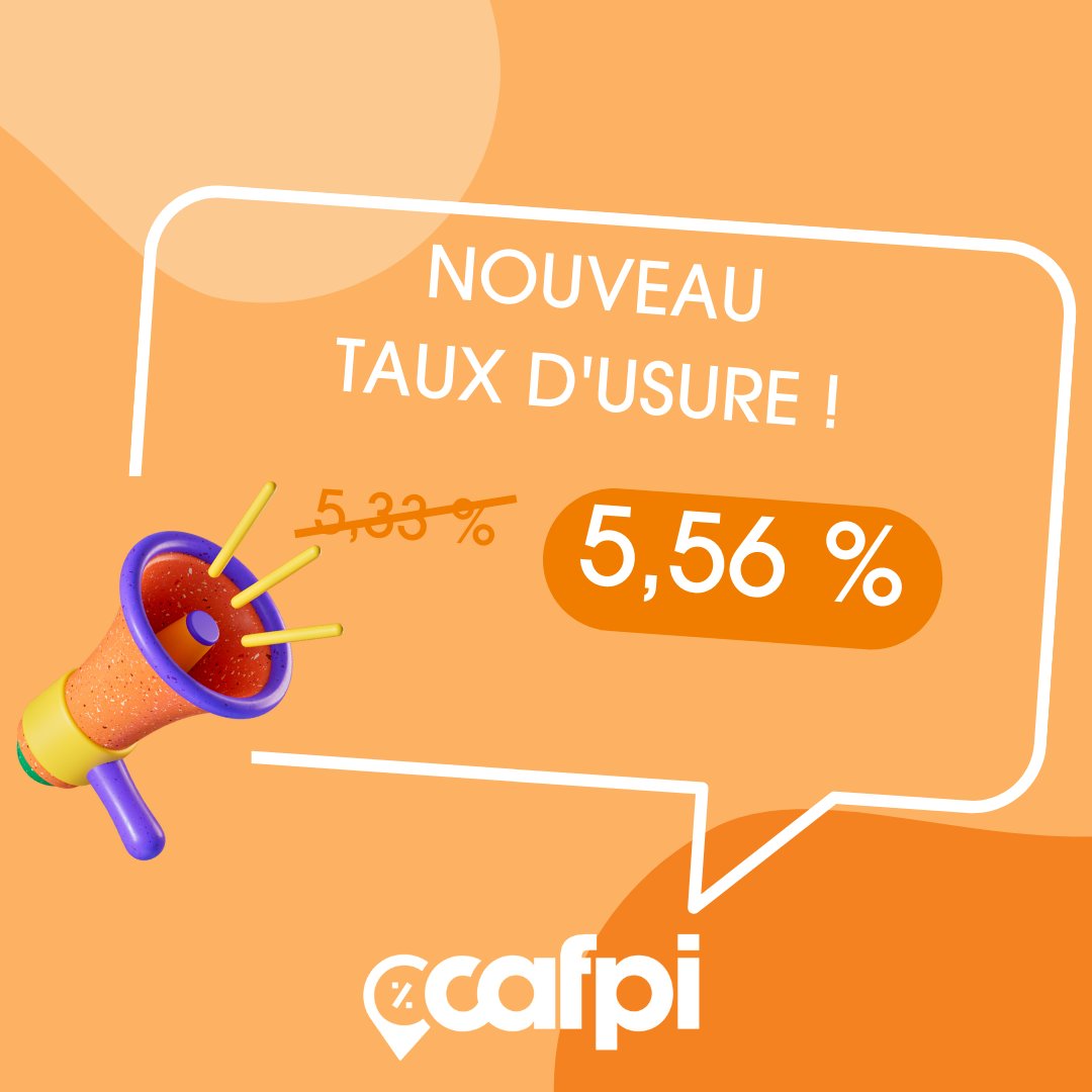 Nouvelle hausse du taux d’usure 🚨

Dès le 1er septembre 2023, il s’élèvera à 5,56% pour les emprunts immobiliers de 20 ans et +. Quelles vont être les conséquences ?

👉 Débloquer des projets de financement
👉 Limiter les refus de prêt
👉 Fluidifier le marché de l’#immobilier