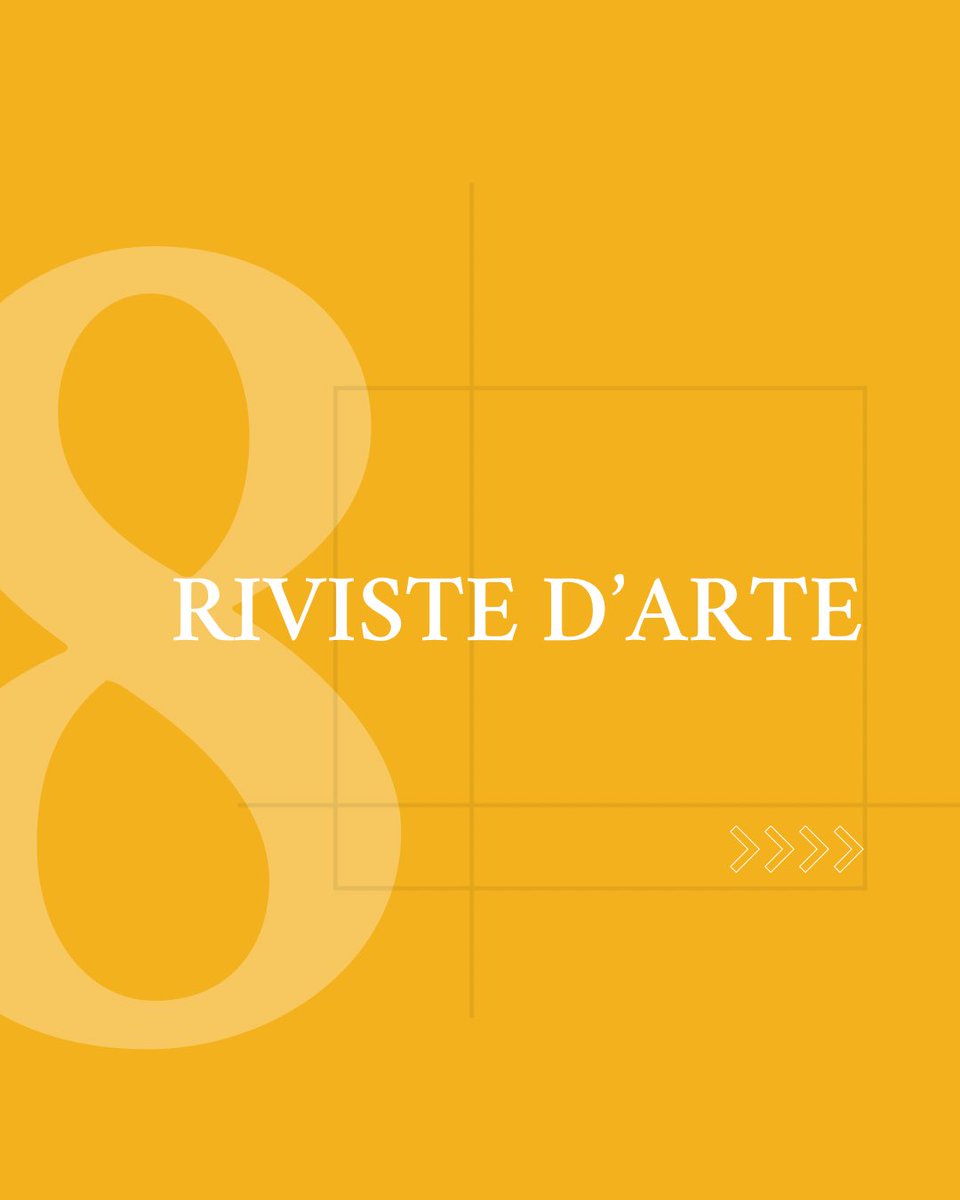 ArtNomadeMilan's tweet photo. Come rimanere aggiornati sul mondo dell’ #arte ?! Elenco delle riviste Parte I https://t.co/fyOEQREUgb