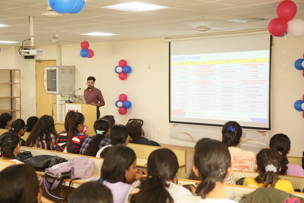 #GNAUniversity is delighted to embrace the presence of Fresher’s #OrientationProgram Batch2023 for the students of School of Allied & #HealthCareScience at our vibrant and dynamic campus.

 #Highereducation #educationsector #motivationaltalk #trainingsession #Besteducation