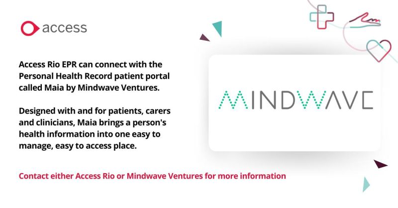 Mediwave Digital (UK) (@mindwave_) on Twitter photo Our #PEP MAIA can integrate with #EPR systems; we are proud to partner with many EPR providers across the UK πΊοΈ We'd like to highlight our #integration with #Rio from <a href="/TheAccessGroup/">The Access Group</a> β¨ #MAIA pulls data from the EPR and displays it for the patients. Our #PEP MAIA can integrate with #EPR systems; we are proud to partner with many EPR providers across the UK πΊοΈ We'd like to highlight our #integration with #Rio from <a href="/TheAccessGroup/">The Access Group</a> β¨ #MAIA pulls data from the EPR and displays it for the patients.