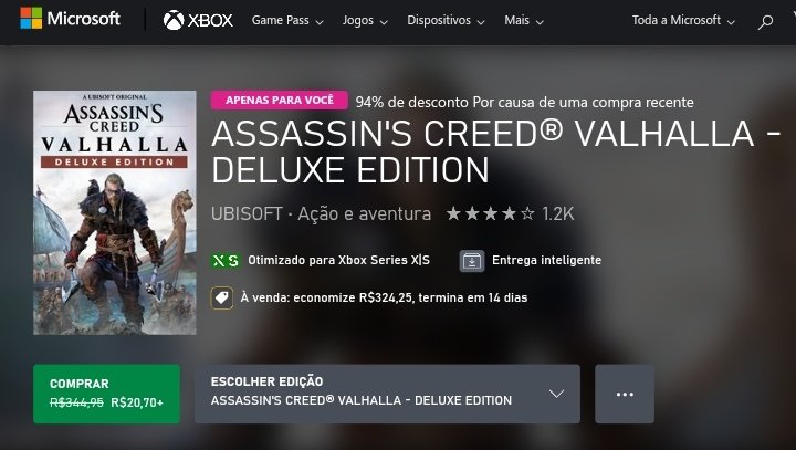 Assassin's Creed Valhalla Deluxe Edition Is Now Available For Xbox