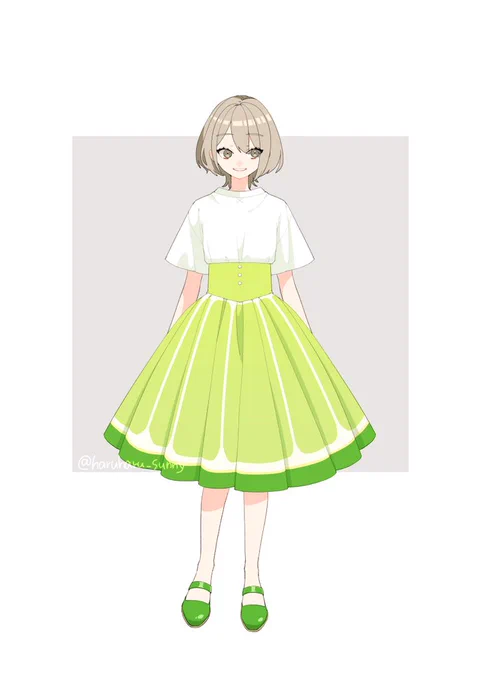 柑橘スカート 