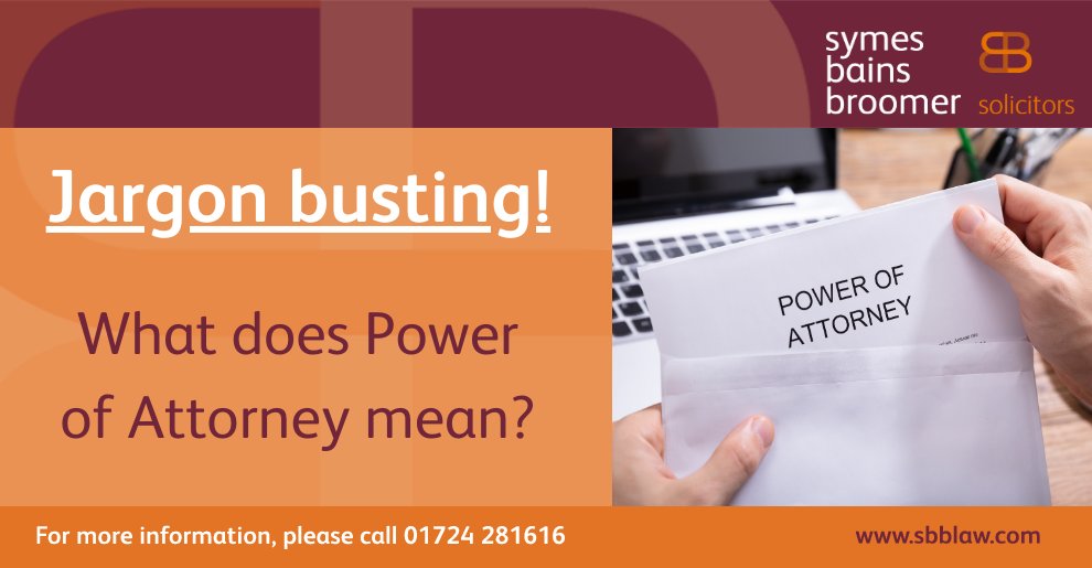 In the next edition of our jargon-busting series, we are here to tell you all about 'Power of Attorney'!

Power of Attorney is a legal document that grants one person the authority to make decisions and act on behalf of another person when needed. 

#powerofattorney #legaljargon